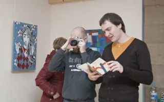 Выставка современного искусства в пропорции шесть абстракций Коваленко к семи графическим образам Грезиной