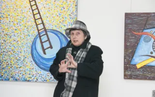 Экспрессивные краски и захватывающие сюжеты на выставке ялтинских художников Евгения Зебека и Олега Аксёнова