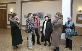 Весеннее настроение на персональной выставке картин Людмилы Люлько
