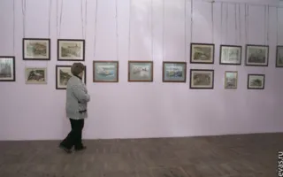 Акварельная графика талантливого педагога и художника Анатолия Терентьева представлена на его персональной выставке