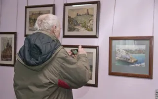 Акварельная графика талантливого педагога и художника Анатолия Терентьева представлена на его персональной выставке