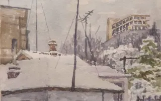 Акварельная графика талантливого педагога и художника Анатолия Терентьева представлена на его персональной выставке
