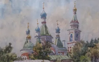 Акварельная графика талантливого педагога и художника Анатолия Терентьева представлена на его персональной выставке