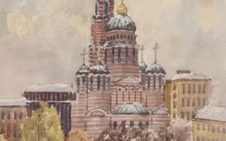 Акварельная графика талантливого педагога и художника Анатолия Терентьева представлена на его персональной выставке