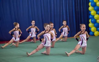 В Севастополе состоялся первый чемпионат города по эстетической гимнастике среди юных гимнасток