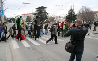 В Севастополе любители кельтской культуры устроили парад в честь святого Патрика