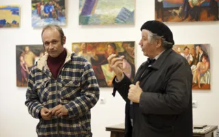 Колоритная и самобытная живопись Александра Репки на его персональной выставке