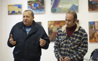 Колоритная и самобытная живопись Александра Репки на его персональной выставке