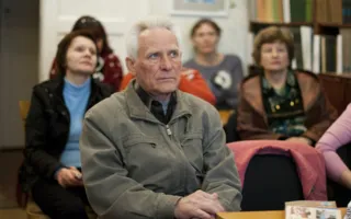 Воспоминания севастопольского писателя Василия Куликова о войне на встрече, посвященной 69-ой годовщине освобождения Балаклавы