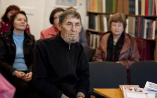 Воспоминания севастопольского писателя Василия Куликова о войне на встрече, посвященной 69-ой годовщине освобождения Балаклавы