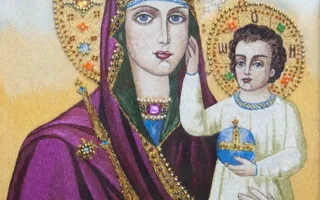 Живопись, вышитая на полотне, от севастопольских мастериц Клавдии Гориной и Татьяны Дидиной