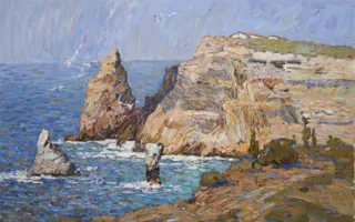 Разнообразие украинских живописных школ на отчётной выставке пленэра «Аквамарин V. Весна 2013»