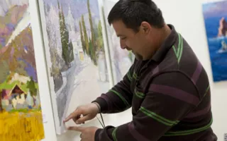 Разнообразие украинских живописных школ на отчётной выставке пленэра «Аквамарин V. Весна 2013»