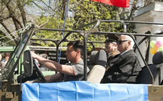 1 мая в Севастополе — традиционная праздничная демонстрация трудовых коллективов