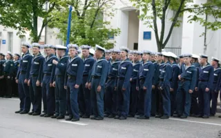 Ночная репетиция прохождения войск на параде в честь Дня Победы в Севастополе