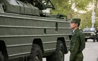 Ночная репетиция прохождения войск на параде в честь Дня Победы в Севастополе