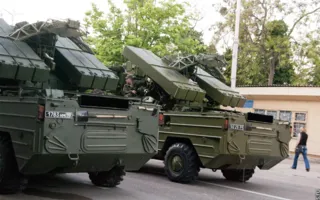 Ночная репетиция прохождения войск на параде в честь Дня Победы в Севастополе