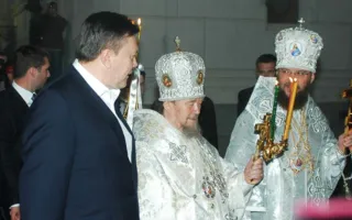 Севастопольцы в Херсонесе встретили светлый праздник Пасхи вместе с Президентом Украины