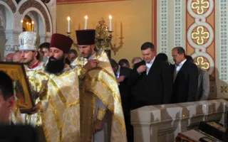 Севастопольцы в Херсонесе встретили светлый праздник Пасхи вместе с Президентом Украины