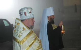 Севастопольцы в Херсонесе встретили светлый праздник Пасхи вместе с Президентом Украины