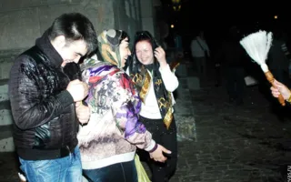 Севастопольцы в Херсонесе встретили светлый праздник Пасхи вместе с Президентом Украины