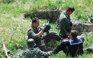 В рамках праздника «Знамена славы» состоялась реконструкция штурма Сапун-горы 7 мая 1944 года