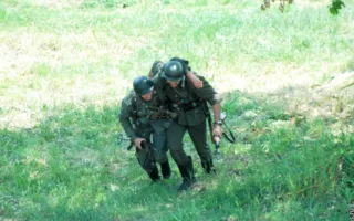 В рамках праздника «Знамена славы» состоялась реконструкция штурма Сапун-горы 7 мая 1944 года