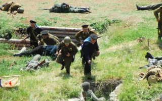 В рамках праздника «Знамена славы» состоялась реконструкция штурма Сапун-горы 7 мая 1944 года