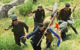 В рамках праздника «Знамена славы» состоялась реконструкция штурма Сапун-горы 7 мая 1944 года