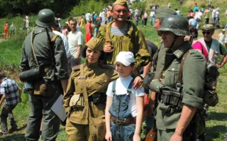 В рамках праздника «Знамена славы» состоялась реконструкция штурма Сапун-горы 7 мая 1944 года