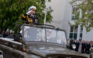 Генеральная репетиция прохождения войск на Параде Победителей в Севастополе