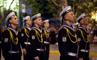 Генеральная репетиция прохождения войск на Параде Победителей в Севастополе