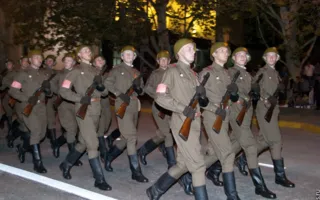 Генеральная репетиция прохождения войск на Параде Победителей в Севастополе