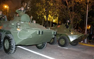 Генеральная репетиция прохождения войск на Параде Победителей в Севастополе