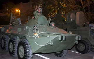 Генеральная репетиция прохождения войск на Параде Победителей в Севастополе