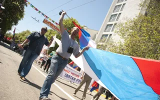 На Параде Победителей в Севастополе 9 мая впервые за много лет была использована военная техника