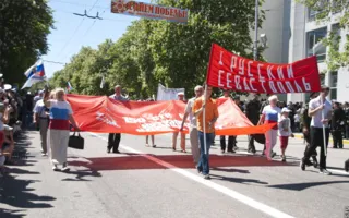 На Параде Победителей в Севастополе 9 мая впервые за много лет была использована военная техника