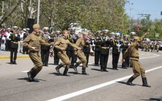 На Параде Победителей в Севастополе 9 мая впервые за много лет была использована военная техника