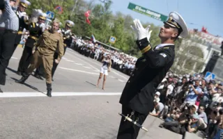 На Параде Победителей в Севастополе 9 мая впервые за много лет была использована военная техника