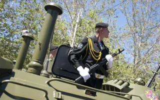 На Параде Победителей в Севастополе 9 мая впервые за много лет была использована военная техника