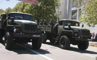 На Параде Победителей в Севастополе 9 мая впервые за много лет была использована военная техника