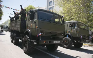 На Параде Победителей в Севастополе 9 мая впервые за много лет была использована военная техника