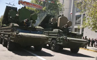На Параде Победителей в Севастополе 9 мая впервые за много лет была использована военная техника