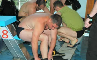 В Севастополе состоялась соревнования по акватлону — спорту боевых пловцов