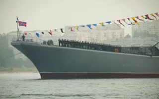 Парад кораблей, посвящённый 230-летию Черноморского флота в Севастополе