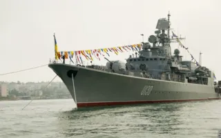 Парад кораблей, посвящённый 230-летию Черноморского флота в Севастополе