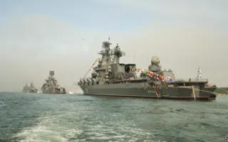 Парад кораблей, посвящённый 230-летию Черноморского флота в Севастополе