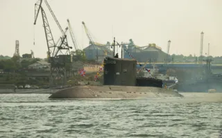 Парад кораблей, посвящённый 230-летию Черноморского флота в Севастополе