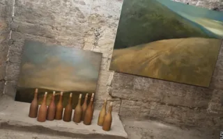 Современное искусство и вино на выставке по итогам симпозиума «Куда ведут лозы?» в Севастополе