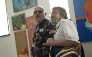 Выставка картин по итогам «Волошинского пленэра» в галерее «Арт-бульвар»